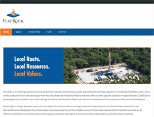 Tablet Screenshot of flatrock.com